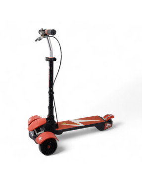 Самокат складной трехколесный с музыкой и подсветкой Bavar Sport (688)